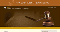 Desktop Screenshot of newyorkbusinesslawyerblog.com